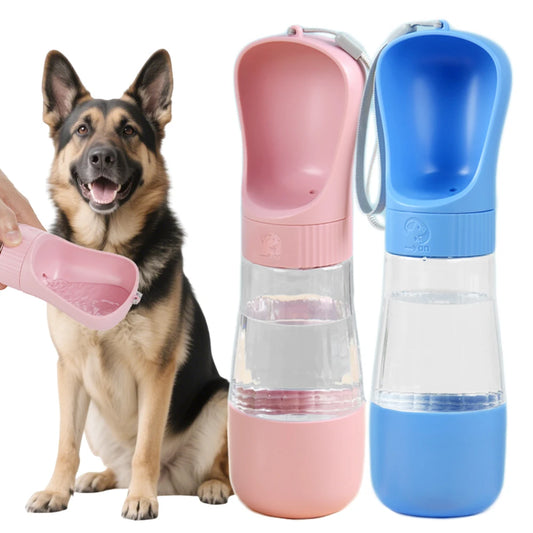 2 In 1 Dog Water Bottle With Food Container Outdoor Portable Pet Drinking Bowls For Small Big Dogs Cat Golden Retriever Supplies